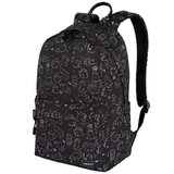 Рюкзак HEIKKI DREAM (ХЕЙКИ) универсальный, с карманом для ноутбука, эргономичный, "Crazy cats", 42х26х14 см, 273853