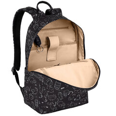 Рюкзак HEIKKI DREAM (ХЕЙКИ) универсальный, с карманом для ноутбука, эргономичный, &laquo;Crazy cats&raquo;, 42&times;26&times;14 см, 273853