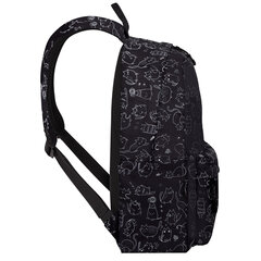 Рюкзак HEIKKI DREAM (ХЕЙКИ) универсальный, с карманом для ноутбука, эргономичный, &laquo;Crazy cats&raquo;, 42&times;26&times;14 см, 273853