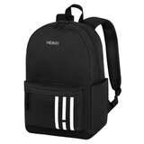 Рюкзак HEIKKI ENERGETIC (ХЕЙКИ) универсальный, эргономичный, "Strips", черный, 43х30х16 см, 273860