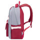 Рюкзак HEIKKI GOODLY (ХЕЙКИ) универсальный, 2 отделения, отделение для ноутбука, серый/красный, 46x33x18 см, 273869