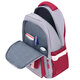 Рюкзак HEIKKI GOODLY (ХЕЙКИ) универсальный, 2 отделения, отделение для ноутбука, серый/красный, 46x33x18 см, 273869