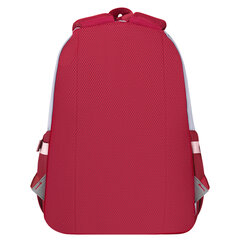 Рюкзак HEIKKI GOODLY (ХЕЙКИ) универсальный, 2 отделения, отделение для ноутбука, серый/<wbr/>красный, 46&times;33&times;18 см, 273869