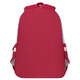 Рюкзак HEIKKI GOODLY (ХЕЙКИ) универсальный, 2 отделения, отделение для ноутбука, серый/красный, 46x33x18 см, 273869