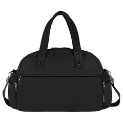 Сумка дорожная HEIKKI HANDY (ХЕЙКИ), карман на молнии, багажная лента, черная, 43&times;16&times;30 см, 273873