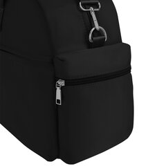 Сумка дорожная HEIKKI HANDY (ХЕЙКИ), карман на молнии, багажная лента, черная, 43&times;16&times;30 см, 273873