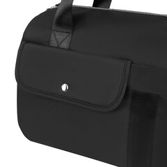 Сумка дорожная HEIKKI HANDY (ХЕЙКИ), карман на молнии, багажная лента, черная, 38&times;16&times;25 см, 273874