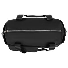 Сумка дорожная HEIKKI HANDY (ХЕЙКИ), карман на молнии, багажная лента, черная, 38&times;16&times;25 см, 273874