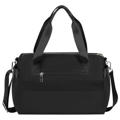 Сумка дорожная HEIKKI HANDY (ХЕЙКИ), карман на молнии, багажная лента, черная, 38&times;16&times;25 см, 273874