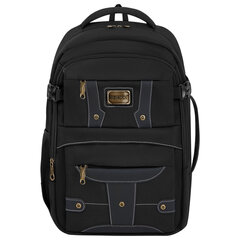 Рюкзак HEIKKI DESERTED (ХЕЙКИ) универсальный, отделение для ноутбука, EVA-спинка, черный, 48&times;34&times;18 см, 273876