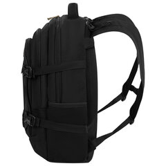 Рюкзак HEIKKI DESERTED (ХЕЙКИ) универсальный, 3 отделения, эргономичный, багажная лента, черный, 47&times;33&times;17 см, 273878