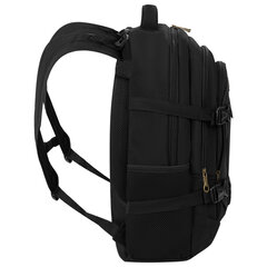 Рюкзак HEIKKI DESERTED (ХЕЙКИ) универсальный, 3 отделения, эргономичный, багажная лента, черный, 47&times;33&times;17 см, 273878