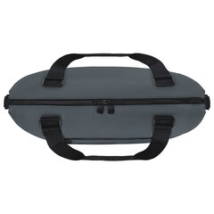 Сумка спортивная HEIKKI QUICK MOVE (ХЕЙКИ), карман на молнии, багажная лента, серая, 41&times;32&times;15 см, 273879