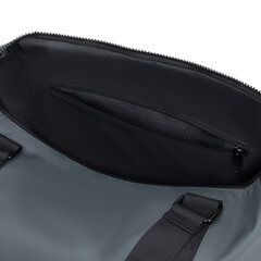 Сумка спортивная HEIKKI QUICK MOVE (ХЕЙКИ), карман на молнии, багажная лента, серая, 41&times;32&times;15 см, 273879