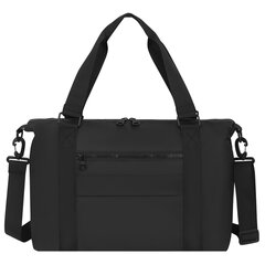 Сумка спортивная HEIKKI QUICK MOVE (ХЕЙКИ), карман на молнии, багажная лента, черная, 41&times;32&times;15 см, 273880