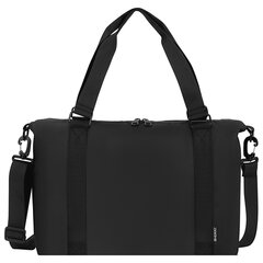 Сумка спортивная HEIKKI QUICK MOVE (ХЕЙКИ), карман на молнии, багажная лента, черная, 41&times;32&times;15 см, 273880