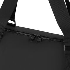 Сумка спортивная HEIKKI QUICK MOVE (ХЕЙКИ), карман на молнии, багажная лента, черная, 41&times;32&times;15 см, 273880