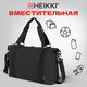 Сумка спортивная HEIKKI QUICK MOVE (ХЕЙКИ), карман на молнии, багажная лента, черная, 41х32х15 см, 273880