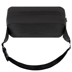 Сумка на пояс HEIKKI RIO (ХЕЙКИ) регулируемый ремень, черная, 28&times;16&times;9 см, 273886
