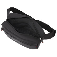 Сумка на пояс HEIKKI RIO (ХЕЙКИ) регулируемый ремень, черная, 28&times;16&times;9 см, 273886