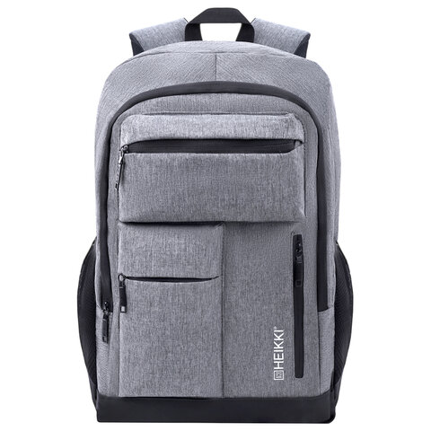 Рюкзак HEIKKI CONCORDANCE (ХЕЙКИ) универсальный, отделение для ноутбука, серый, 47x32x15 см, 273891