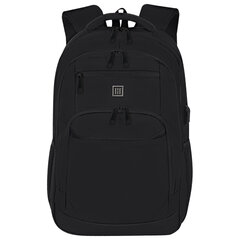 Рюкзак HEIKKI SECURE (ХЕЙКИ) универсальный, отделение для ноутбука, черный, 46&times;31&times;19 см, 273894