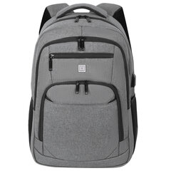 Рюкзак HEIKKI SECURE (ХЕЙКИ) универсальный, отделение для ноутбука, серый, 46&times;31&times;19 см, 273895