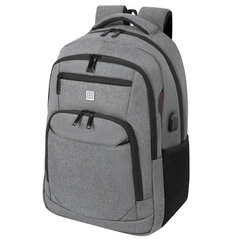 Рюкзак HEIKKI SECURE (ХЕЙКИ) универсальный, отделение для ноутбука, серый, 46&times;31&times;19 см, 273895