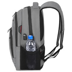 Рюкзак HEIKKI SECURE (ХЕЙКИ) универсальный, отделение для ноутбука, серый, 46&times;31&times;19 см, 273895