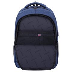 Рюкзак HEIKKI SECURE (ХЕЙКИ) универсальный, отделение для ноутбука, синий, 46&times;31&times;19 см, 273896