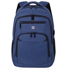 Рюкзак HEIKKI SECURE (ХЕЙКИ) универсальный, отделение для ноутбука, синий, 46&times;31&times;19 см, 273896
