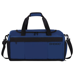 Сумка спортивная HEIKKI MOVE PLUS (ХЕЙКИ), отделение для обуви, синяя, 28&times;50&times;23 см, 273897