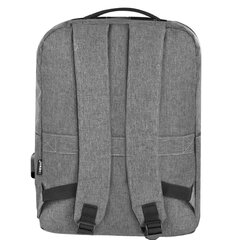 Рюкзак HEIKKI PANEL (ХЕЙКИ), отделение для ноутбука, USB-порт, серый, 44&times;30&times;13 см, 273903
