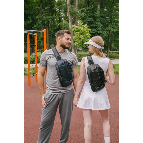 Рюкзак HEIKKI SPORTING (ХЕЙКИ) на одно плечо, эргономичный, черный, 37x23x10см, 273905 - фото 14