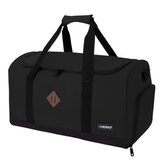 Сумка спортивная HEIKKI MOVE RENOWNED (ХЕЙКИ), отделение для обуви, черная, 28x51x26 см, 273909