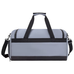 Сумка спортивная HEIKKI MOVE RENOWNED (ХЕЙКИ), отделение для обуви, серая, 28&times;51&times;26 см, 273910