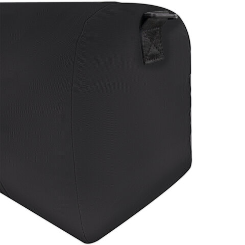 Сумка спортивная HEIKKI WORKOUT (ХЕЙКИ), карман на молнии, черная, 28x51x25 см, 273916