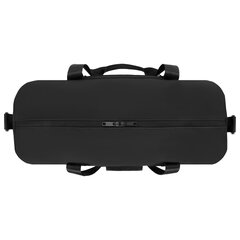 Сумка спортивная HEIKKI WORKOUT (ХЕЙКИ), карман на молнии, черная, 28&times;51&times;25 см, 273916