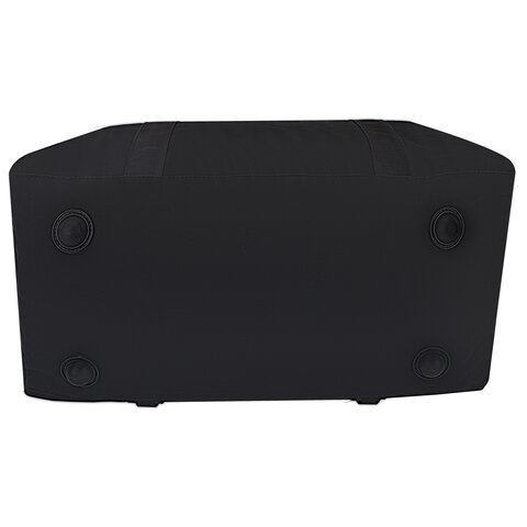 Сумка спортивная HEIKKI WORKOUT (ХЕЙКИ), карман на молнии, черная, 28x51x25 см, 273916