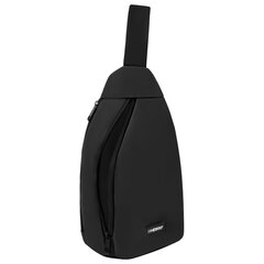 Рюкзак однолямочный HEIKKI SMOOTH (ХЕЙКИ), 2 отделения, черный, 35&times;20&times;8 см, 273918