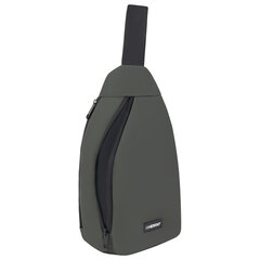 Рюкзак однолямочный HEIKKI SMOOTH (ХЕЙКИ), 2 отделения, хаки, 35&times;20&times;8 см, 273920