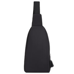 Рюкзак однолямочный HEIKKI PROMPT (ХЕЙКИ), 2 отделения, черный, 30&times;16&times;6 см, 273926