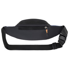 Сумка на пояс HEIKKI PROMPT (ХЕЙКИ), 2 отделения, регулируемый ремень, карман-антивор, синяя, 37&times;14&times;5 см, 273927