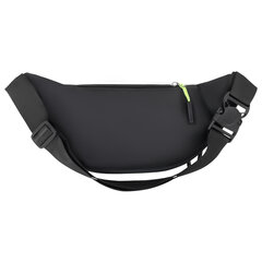 Сумка на пояс HEIKKI PROMPT (ХЕЙКИ), 2 отделения, регулируемый ремень, карман-антивор, черная, 37&times;14&times;5 см, 273928