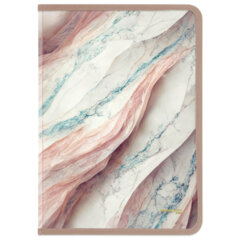 Папка на молнии для документов и тетрадей пластиковая BRAUBERG &laquo;Мрамор&raquo;, А4, 330&times;230 мм, 0,5 мм, ассорти, 273932