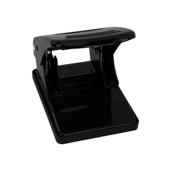 Дырокол металлический BRAUBERG "Office style", до 40 листов, черный, 273955