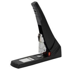 Степлер ЭНЕРГОСБЕРЕГАЮЩИЙ МОЩНЫЙ №23/<wbr/>6-23/<wbr/>23 BRAUBERG &laquo;Easy Press&raquo;, до 200 листов БЕЗ УСИЛИЙ, 273957