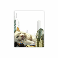 Обложки ПП для тетрадей и дневников ERICH KRAUSE &laquo;Big City Cats&raquo;, КОМПЛЕКТ 12 шт., 80 мкм, 212&times;347 мм, 63508