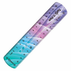 Линейка пластик 15 см, гибкая, MAPED (Франция) &laquo;Twist'n Flex Patterns&raquo;, ассорти, 279115