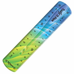 Линейка пластик 15 см, гибкая, MAPED (Франция) &laquo;Twist'n Flex Patterns&raquo;, ассорти, 279115
